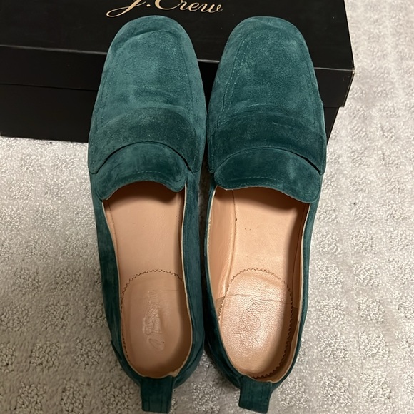 J. Crew Calf Suede Minimal Tab loafers - Picture 6 of 13